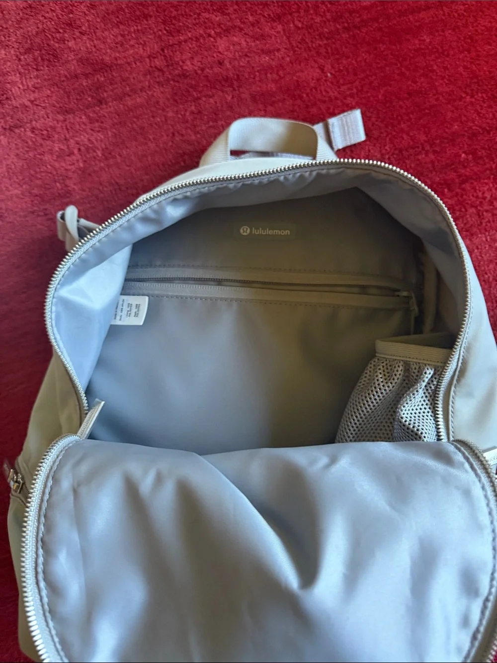 Lululemon City Adventurer  Light Gray Backpack